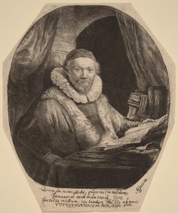 Jan Uytenbogaert av Rembrandt van Rijn