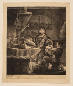 Jan Uytenbogaert, generalreceiver ("Guldviktaren") av Rembrandt van Rijn