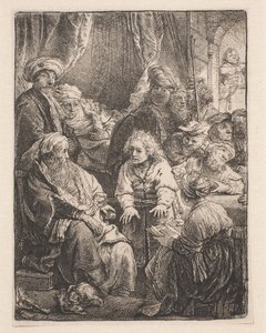 Josef berättar sina drömmar av Rembrandt van Rijn