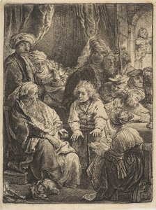 Joseph berättar sina drömmar, 1638. av Rembrandt van Rijn