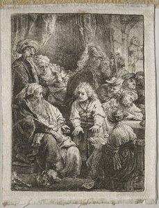 Joseph berättar sina drömmar, 1638. av Rembrandt van Rijn