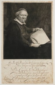 Lieven Willemsz van Coppenol av Rembrandt van Rijn