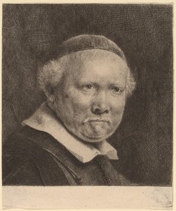 Lieven Willemsz van Coppenol: den större plattan av Rembrandt van Rijn