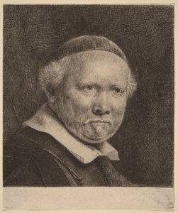 Lieven Willemsz van Coppenol: den större tavlan av Rembrandt van Rijn