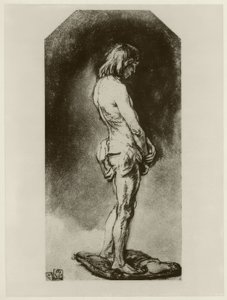 Naken man av Rembrandt van Rijn