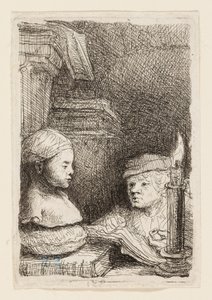 Man ritar från en rollbesättning av Rembrandt van Rijn