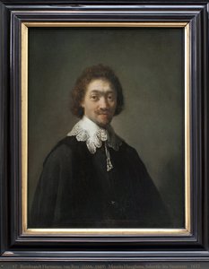 Maurits Huygens, utrikesminister i Lahaye (Nederländerna). Målning av Harmensz van Rijn Rembrandt (1606-1669), olja på trä av Rembrandt van Rijn