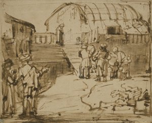 Noas ark, 1660 av Rembrandt van Rijn