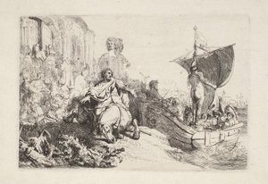 Fortunas skepp av Rembrandt van Rijn
