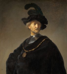 Gammal man med en guldkedja, 1631. av Rembrandt van Rijn