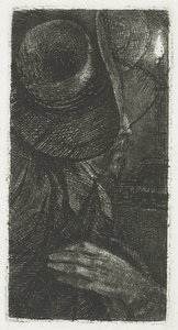 Pieter Haaringh: händer och hatt av Rembrandt van Rijn
