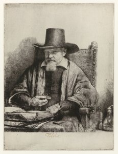 Porträtt av Arnold Tholinx Arnout Tholinx, inspektör av Rembrandt van Rijn