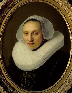Porträtt av Cornelia Pronck, hustru till Albert Cuyper, vid 33 års ålder, 1633
