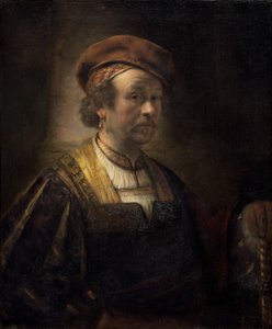 Porträtt av Rembrandt, 1650 av Rembrandt van Rijn