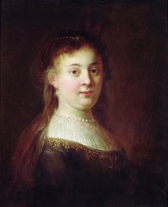 Porträtt av Saskia van Uylenburgh, ca 1633