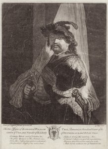 Porträtt av William Tell av Rembrandt van Rijn
