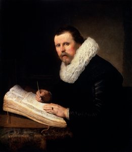 Porträtt av en lärd, 1631. av Rembrandt van Rijn