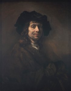 Porträtt av en ung man (kanske en konstnär) av Rembrandt van Rijn