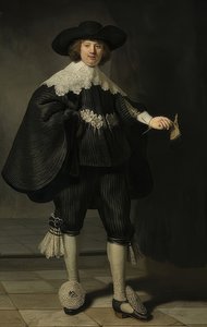 Porträtt av Mårten Soolmans. 1634 av Rembrandt van Rijn