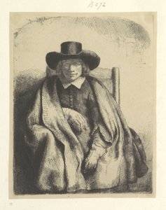 Portret van de prentsäljare Clement de Jonghe Samling av åttiofem originaltryck (serietitel) av Rembrandt van Rijn