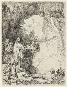 Uppväckandet av Lasarus av Rembrandt van Rijn