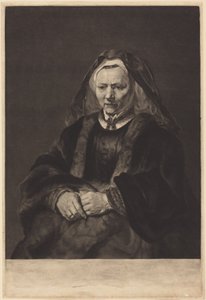 Rembrandts hustru av Rembrandt van Rijn