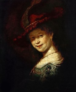 Saskia van Uylenburgh som flicka, 1633. av Rembrandt van Rijn