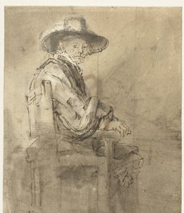 Sittande Syndic: Jacob van Loon Syndic of the Drapers’ Guild, Jacob van Loon, sittande av Rembrandt van Rijn