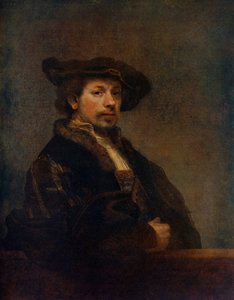 Självporträtt vid 34 års ålder, 1640, 1912. av Rembrandt van Rijn