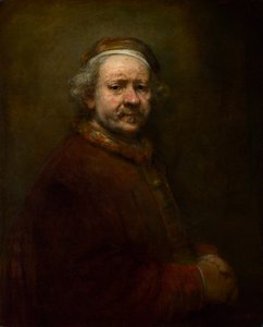 Självporträtt vid 63 års ålder, 1669 av Rembrandt van Rijn