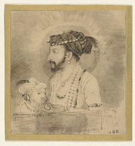 Shah Jahan och hans lille son av Rembrandt van Rijn