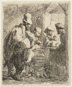 Gatumusikanter av Rembrandt van Rijn