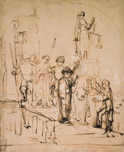 Susanna som förs till domen, 1600-talet av Rembrandt van Rijn