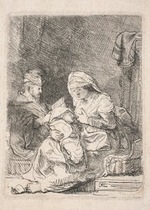 Den heliga familjen av Rembrandt van Rijn