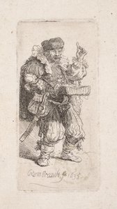 Charlatan (Tillverkare av mirakulösa salvor) av Rembrandt van Rijn