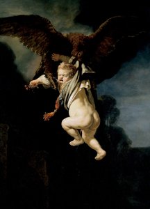Bortförandet av Ganymedes, 1635 av Rembrandt van Rijn