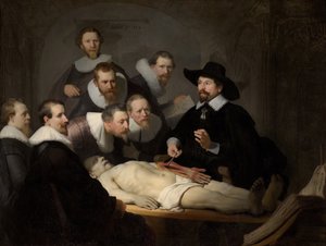 Dr Nicolaes Tulps anatomilektion av Rembrandt van Rijn