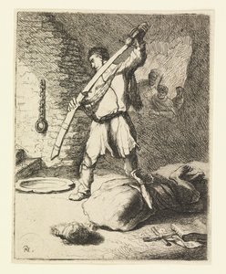 Halshuggningen av Johannes Döparen av Rembrandt van Rijn