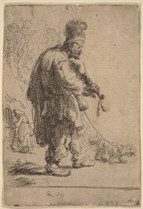 Den blinde fiolspelaren av Rembrandt van Rijn