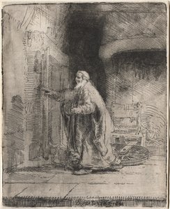 Tobits blindhet: Den stora tavlan av Rembrandt van Rijn