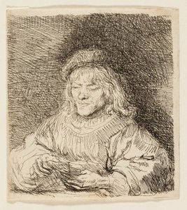 Kortspelaren av Rembrandt van Rijn