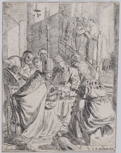Omskärelsen, ca. 1625., ca. 1625. av Rembrandt van Rijn