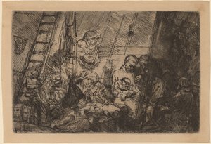 Omskärelsen i stallet av Rembrandt van Rijn