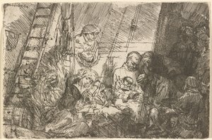 Omskärelsen i stallet av Rembrandt van Rijn
