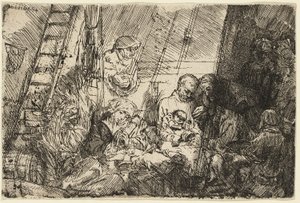 Omskärelsen i stallet av Rembrandt van Rijn