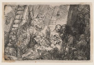 Omskärelsen i stallet av Rembrandt van Rijn