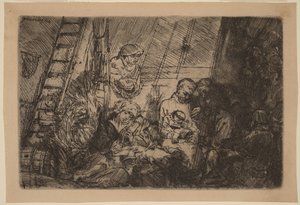Omskärelsen i stallet av Rembrandt van Rijn