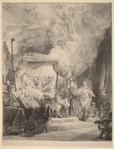 Jungfru Marias död av Rembrandt van Rijn