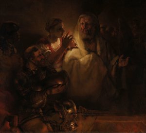 Förnekelsen av St Peter av Rembrandt van Rijn
