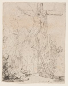 Nedstigningen från korset: En skiss av Rembrandt van Rijn